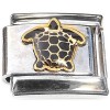 CT9884 Sea Turtle Shell Italian Charm