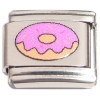 TV1002 Pink Donut Treat Value Italian Charm