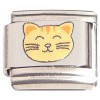 TV1004 Cute Kitty Cat Face Value Italian Charm