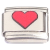 TV1016 Red Heart Love Value Italian Charm