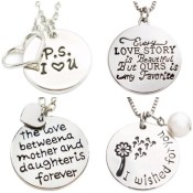 Stamped Pendant Necklaces