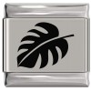 SL017 Monstera Leaf Tropical House Plant Laser Engraved Italian Charm