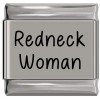 SL032 Redneck Woman Laser Engraved Italian Charm