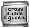 1 cross 3 nails 4 given