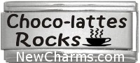 SS716 Choco Lattes Rock Superlink Laser Italian Charm