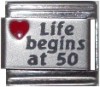Life begins at 50