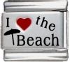 I Love the Beach Italian Charm 