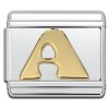 Gold Letter Italain Charms