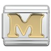 Gold Letter Italain Charms