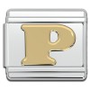 Gold Letter Italain Charms