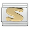 Gold Letter Italain Charms
