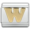 Gold Letter Italain Charms