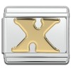 Gold Letter Italain Charms