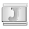 Silver Letter Italian Charms