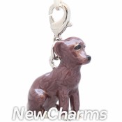 CH505 Little Brown Dog Dangle