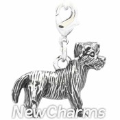 CH516 Silver Terrier Dog Dangle