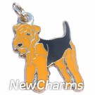 JR102 Airedale Terrier O-Ring Charm