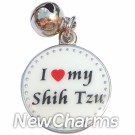 JR113 I Love My Shih Tzu ORing Charm