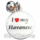 JR149 I Love My Havanese ORing Charm