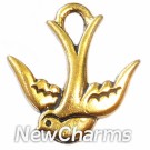 JT118 Gold Sparrow ORing Charm