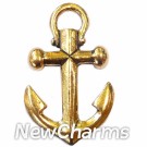JT121 Gold Anchor ORing Charm