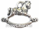 JT129 Silver Rocking Horse ORing Charm