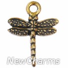 JT131 Gold Dragonfly ORing Charm