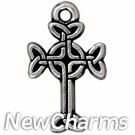JT175 O-Ring Dangle Silver Celtic Cross 