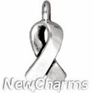 JT209 Silver Awareness Ribbon O-Ring Charm 