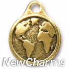 JT246 Gold Earth O-Ring Charm 
