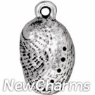 JT278 Silver Abalone O-Ring Charm 