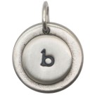 JT402 Letter B Charm with O-Ring