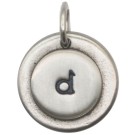 JT404 Letter D Charm with O-Ring