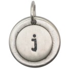 JT410 Letter J Charm with O-Ring