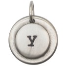 JT425 Letter Y Charm with O-Ring