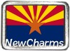 Arizona Photo Flag Floating Locket Charm