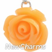 CH211 Big Orange Flower Dangle