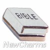 H1009s Bible in Silver Floating Locket Charm
