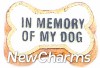 In Memory of my Dog Floating Locket Charm