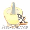 H1478 Rx Medicine Floating Locket Charm