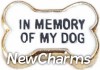 H1519 In Memory Of My Dog Floating Locket Charm