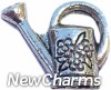 H4043 Watering Can with Flower Floating Locket Charm