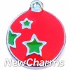 H6255 Christmas Ball Ornament Floating Locket Charm