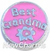 H7026 Best Grandma Floating Locket Charm