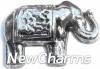 H7074 Elephant Floating Locket Charm