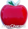H7525 Red Apple Floating Locket Charm