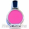H7544 Pink Nail Polish Floating Locket Charm