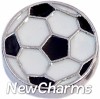 H7683 Soccer Ball Floating Locket Charm