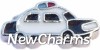 H7707 Cop Car Floating Locket Charm
