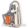 H8072 Trick Or Treating Ghost Floating Locket Charm